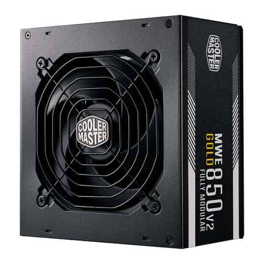 (image for) Cooler Master MWE Gold V2 850 Watt Fully Modular 80+ Gold PSU/Power Supply